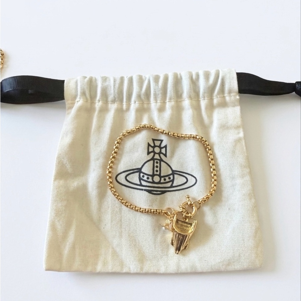 Vivienne Westwood Gold Bracelet - 7.25”